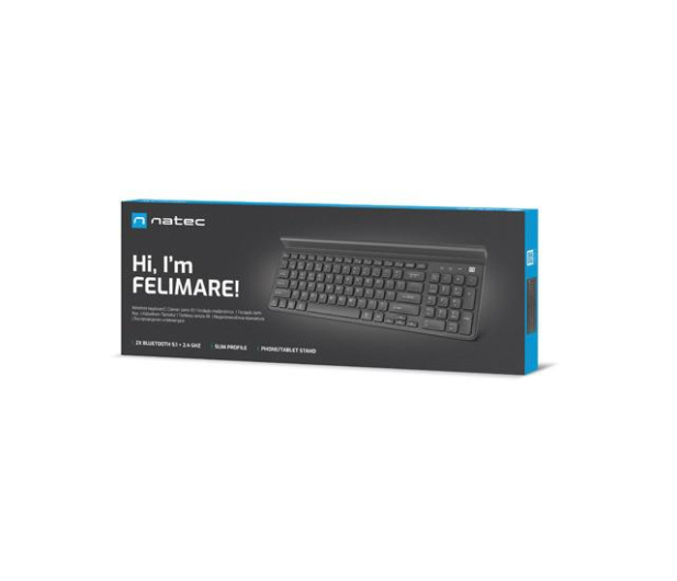 Natec Felimare Slim Bluetooth + 2,4GHz + uchwyt na telefon/tablet - 1370619 - zdjęcie 6